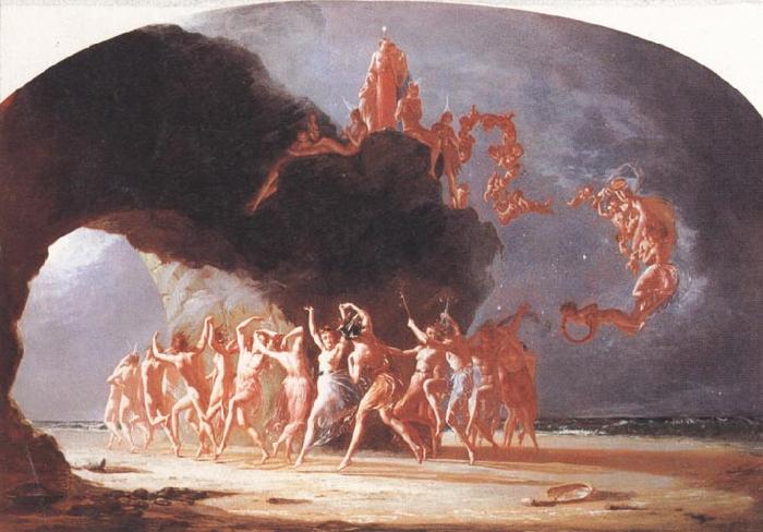 Richard  Dadd Come unto these Yellow Sands oil painting image